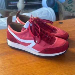 Rag & Bone Red Retro Runner Sneakers
